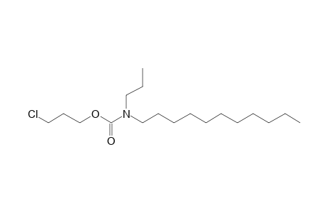 Carbonic acid, monoamide, N-propyl-N-undecyl-, 3-chloropropyl ester