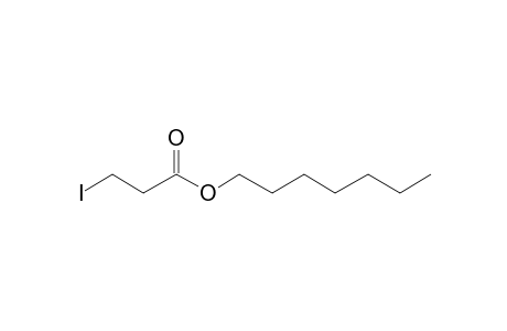 Propionic acid, 3-iodo-, heptyl ester