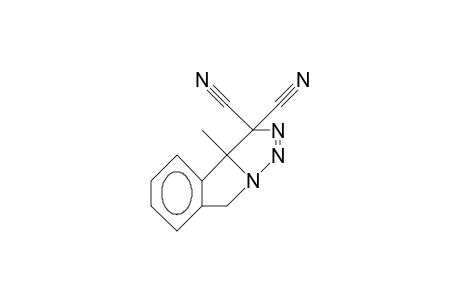 1,1-Dicyano-9b-methyl-isoindolino(2,1-C)D/2/-triazoline