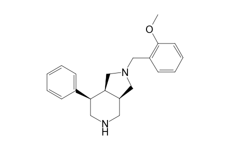 (3aR,7R,7aR)-2-o-anisyl-7-phenyl-1,3,3a,4,5,6,7,7a-octahydropyrrolo[3,4-c]pyridine