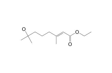 ETHYL-3,7-DIMETHYL-7-HYDROXY-(2E)-OCTENOATE