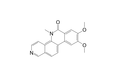 N-METHYL-8,9-DIMETHOXYBENZO-[C]-[1,8]-PHENANTHROLIN-6-ONE