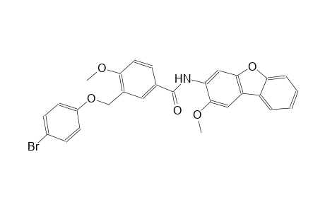 3-[(4-bromophenoxy)methyl]-4-methoxy-N-(2-methoxydibenzo[b,d]furan-3-yl)benzamide