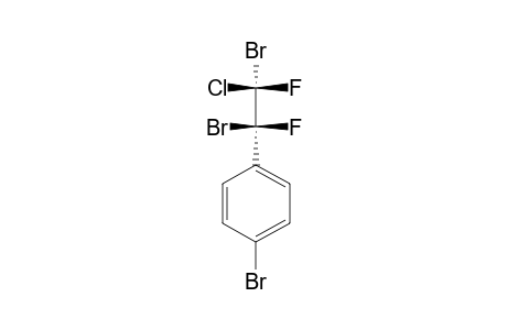 ERYTHRO-1-(PARA-BROMOPHENYL)-1,2-DIBROMO-2-CHLORO-1,2-DIFLUOROETHANE