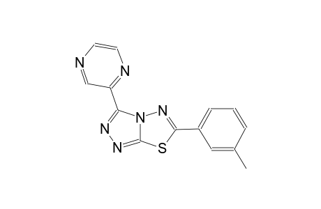 [1,2,4]triazolo[3,4-b][1,3,4]thiadiazole, 6-(3-methylphenyl)-3-pyrazinyl-