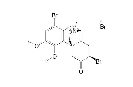 1,7-BETA-DIBROMO-O(4)-METHYLDIHYDROTHEBAINONE-HYDROBROMIDE