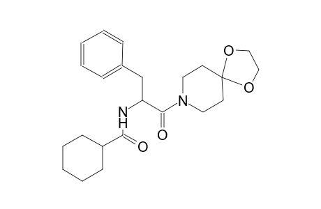 N-[1-benzyl-2-(1,4-dioxa-8-azaspiro[4.5]dec-8-yl)-2-oxoethyl]cyclohexanecarboxamide