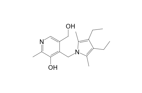 3,4-Diethyl-1-[2'-hydroxy-6'-(hydroxymethyl)-3'-methylpyridin-4'-ylmethyl]-2,5-dimethylpyrrole