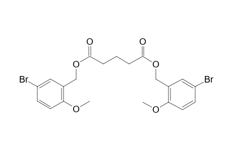 Glutaric acid, di(5-bromo-2-methoxybenzyl) ester