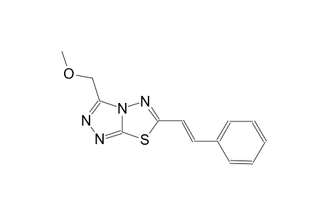 methyl {6-[(E)-2-phenylethenyl][1,2,4]triazolo[3,4-b][1,3,4]thiadiazol-3-yl}methyl ether