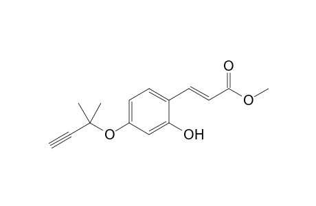 Methyl 4'-(1,1-dimethylprop-2-ynyloxy)-2'-hydroxycinnamate