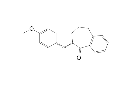 6-(p-methoxybenzylidene)-6,7,8,9-tetrahydro-5H-benzocyclohepten-5-one