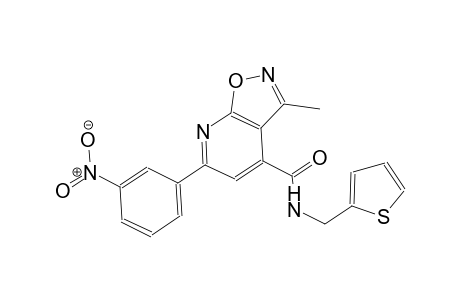 isoxazolo[5,4-b]pyridine-4-carboxamide, 3-methyl-6-(3-nitrophenyl)-N-(2-thienylmethyl)-
