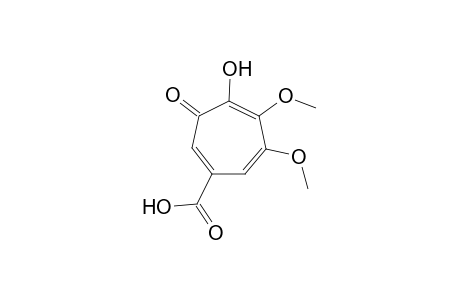 4-Hydroxy-5,6-dimethoxy-3-oxocyclohepta-2,4,6-trien-1-carboxylic acid