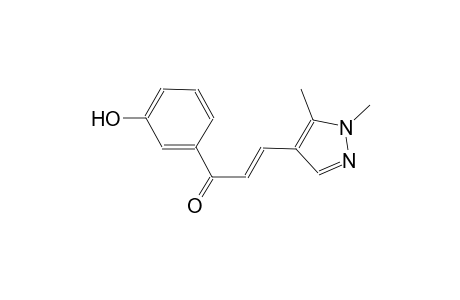 (2E)-3-(1,5-dimethyl-1H-pyrazol-4-yl)-1-(3-hydroxyphenyl)-2-propen-1-one