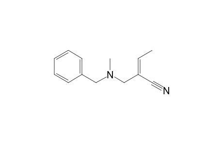 2-[(N-Benzyl-N-methylamino)methyl]-but-2-enenitrile