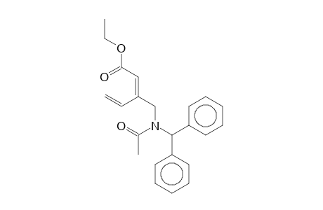 (2E)-3-[[acetyl(benzhydryl)amino]methyl]penta-2,4-dienoic acid ethyl ester