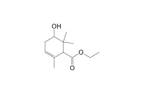 2-Cyclohexene-1-carboxylic acid, 5-hydroxy-2,6,6-trimethyl-, ethyl ester