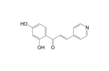 1-(2,4-dihydroxyphenyl)-3-(pyridin-4-yl)propene-1-one