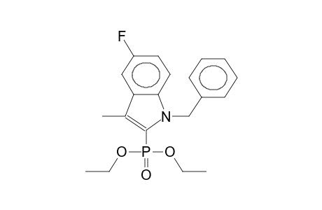 O,O-DIETHYL(1-BENZYL-3-METHYL-5-FLUOROINDOL-2-YL)PHOSPHONATE