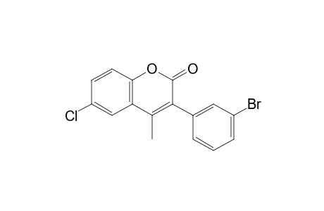 3-(3'-Bromophenyl)-6-chloro-4-methylcoumarin