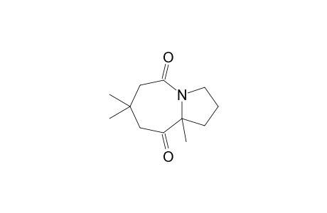 7,7,9a-Trimethyl-octahydropyrrolo[1,2-a]azepine-5,9-dione