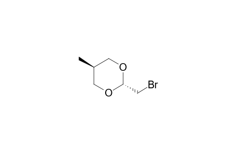 trans-2-Bromomethyl-5-methyl-1,3-dioxane