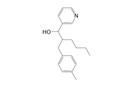 3-Pyridinemethanol, alpha-[1-[(4-methylphenyl)methyl]pentyl]-