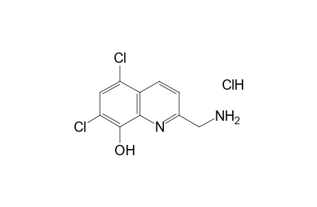 2-(AMINOMETHYL)-5,7-DICHLORO-8-QUINOLINOL, MONOHYDROCHLORIDE