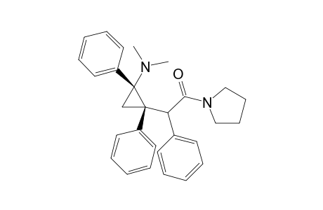 (2-Dimethylamino-cis-1,2-diphenylcyclopropyl)phenylacetopyrrolidine