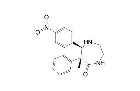 (6R,7R)-6-methyl-7-(4-nitrophenyl)-6-phenyl-1,4-diazepan-5-one
