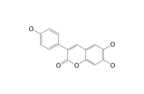 3-(4-HYDROXYPHENYL)-6,7-DIHYDROXYCOUMARIN