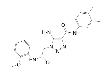 5-amino-N-(3,4-dimethylphenyl)-1-[2-(2-methoxyanilino)-2-oxoethyl]-1H-1,2,3-triazole-4-carboxamide