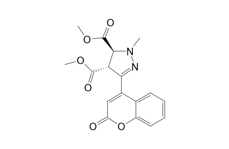 (4R,5S)-Dimethyl 1-methyl-3-(2'-oxo-2H-[1]benzopyran-4'-yl)-4,5-dihydropyrazole-4,5-dicarboxylate
