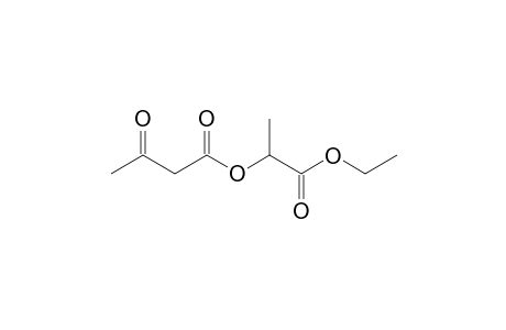 Butanoic acid, 3-oxo-, 2-ethoxy-1-methyl-2-oxoethyl ester