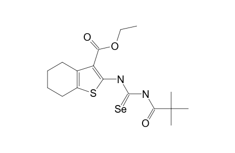 ETHYL-2-(3-PIVALOYLISOSELENOUREIDO)-4,5,6,7-TETRAHYDROBENZO-[B]-THIOPHENE-3-CARBOXYLATE