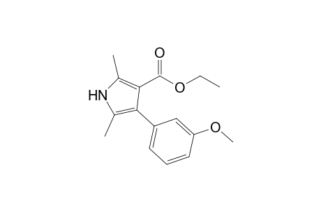4-(3-Methoxyphenyl)-2,5-dimethyl-1H-pyrrole-3-carboxylic acid ethyl ester
