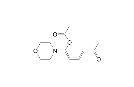 1-(Morpholino)-5-oxohexa-1,3-dienyl acetate