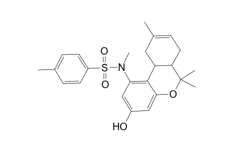 Benzenesulfonamide, N,4-dimethyl-N-(6a,7,10,10a-tetrahydro-3-hydroxy-6,6,9-trimethyl-6H-dibenzo[b,d]pyran-1-yl)-, (6aR-trans)-