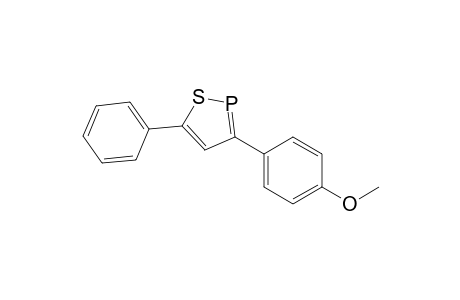 3-(p-Methoxyphenyl)-5-(phenyl)-1,2-thiaphosphole