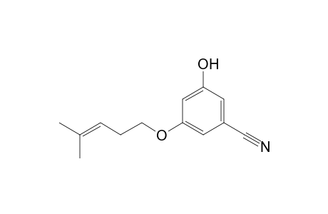 3-(4-Methylpent-3-enyloxy)-5-hydroxybenzonitrile