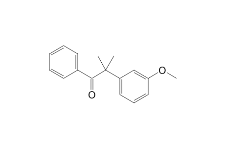 2-(3'-Methoxyphenyl)-2-methyl-1-phenyl-1-propanone