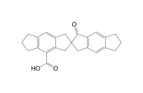 7-ketospiro[1,2,3,5-tetrahydro-s-indacene-6,6'-2,3,5,7-tetrahydro-1H-s-indacene]-4'-carboxylic acid