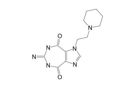 6-IMINO-1-(2-PIPERIDIN-1-YL-ETHYL)-6,7-DIHYDRO-1H,5H-1,3,5,7-TETRAAZA-AZULENE-4,8-DIONE