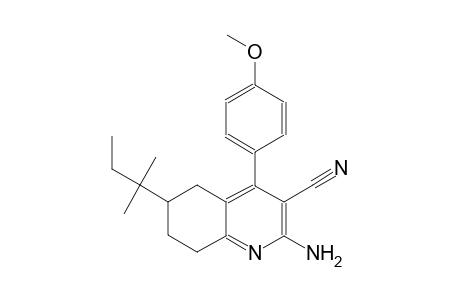 3-quinolinecarbonitrile, 2-amino-6-(1,1-dimethylpropyl)-5,6,7,8-tetrahydro-4-(4-methoxyphenyl)-