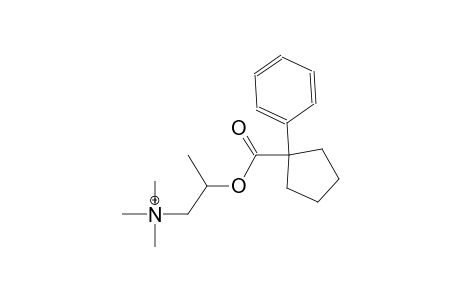 N,N,N-trimethyl-2-{[(1-phenylcyclopentyl)carbonyl]oxy}-1-propanaminium