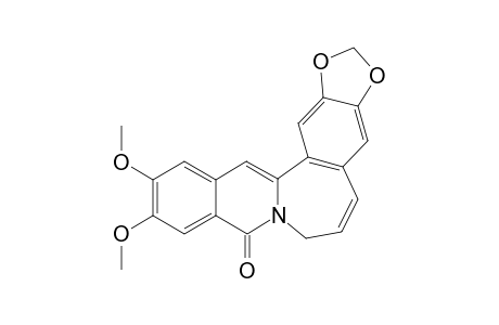 11,12-Dimethoxy-2,3-[1,3-dioxol])-7H-benzo[3,4]azepino[1,2-b]isoquinolin-9-one