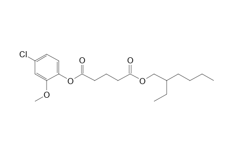 Glutaric acid, 2-ethylhexyl 4-chloro-2-methoxyphenyl ester