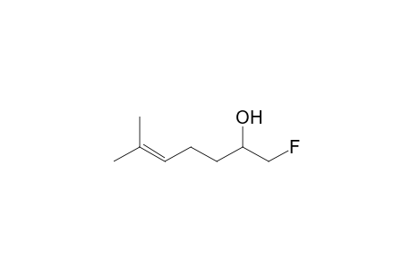 1-Fluoro-6-methylhept-5-en-2-ol