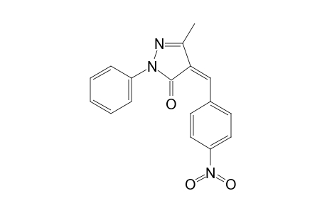 (4Z)-5-Methyl-4-(4-nitrobenzylidene)-2-phenyl-2,4-dihydro-3H-pyrazol-3-one